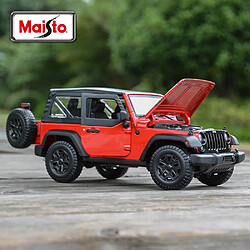 Universal 1: 18 Jeep statique moulée sous pression collection modèle voiture jouet | Voiture jouet moulée sous pression (rouge)