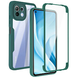 Coque en TPU + acrylique anti-rayures vert nuit pour votre Xiaomi Mi 11 Lite 4G/5G/11 Lite 5G NE