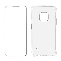 Avizar Pack Protection Nokia XR20 Coque Souple et Verre Trempé Transparent