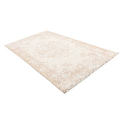 Avis Vidal Tapis de laine 244x137 beige Ultra Vintage