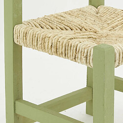 Aubry Gaspard Chaise enfant en bois vert.