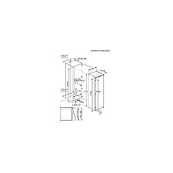 Avis Réfrigérateur une porte encastrable 282l 54.8cm - FEDN18ES - FAURE