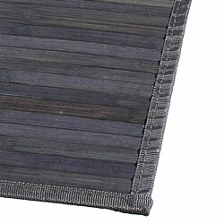 Tapis Bambou Latte 50x80cm Gris Foncé