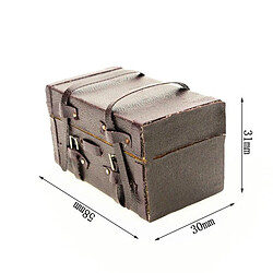 Wewoo 1/12 maison de poupée miniature transportant des valises vintageun jeu de simulation de jouetsun accessoire pas cher