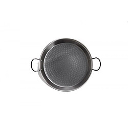 Plat à paella en acier poli 38cm pour 8 personnes - 0138 - VAELLO CAMPOS