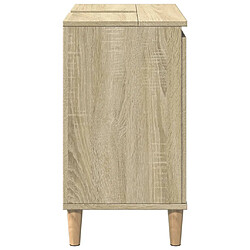 Acheter vidaXL Meuble d'évier chêne sonoma 58x33x60 cm bois d'ingénierie