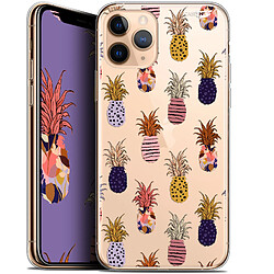 Caseink Coque arrière Apple iPhone 11 Pro Max (6.5 ) Gel HD [ Nouvelle Collection - Souple - Antichoc - Imprimé en France] Ananas Gold