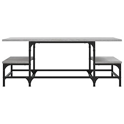 Acheter Maison Chic Tabls basse,Table Console pour salon sonoma gris 100x50,5x40 cm bois d'ingénierie -MN35663