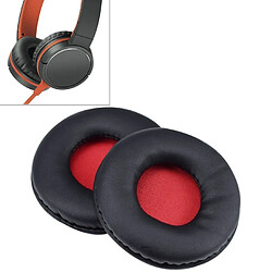 Wewoo Coussinets Mousse Étui de protection pour casque en éponge avec une paire Sony MDR-ZX600 ZX660 rouge