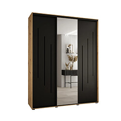 Abiks Meble Armoire DAVOS 9 À Portes Coulissantes 235,2/190/45 3 Portes