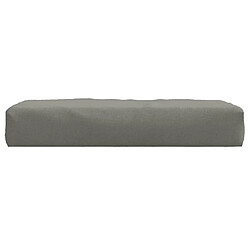 Avis vidaXL Coussin de palette gris foncé mélangé 60x60x10 cm tissu