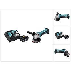 Makita DGA 452 RG1 Meuleuse d'angle sans fil 18 V 115 mm + 1x Batterie 6,0 Ah + Chargeur