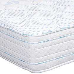 LUXURY LITERIE Matelas 160x200 cm, Royal Dream, 24cm, mousse mémoire de forme, ferme, indépendance du couchage, face été/hiver