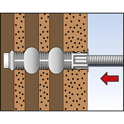 FISCHER Tamis métallique dinjection FIS H perçage 12 mm pour tiges Ø 6 à 8 mm boîte de 10 longueurs de 100cm pas cher