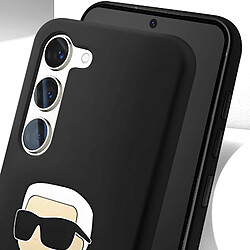 Acheter Karl Lagerfeld Coque pour Samsung Galaxy S23 Bi-matière Bords Surélevés Noir