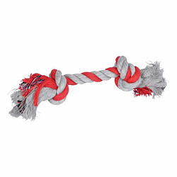 Paris Prix Jouet pour Chien Corde 2 Nœuds 17cm Rouge