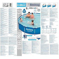 Acheter Bestway Piscine à cadre Steel Pro 366x76 cm