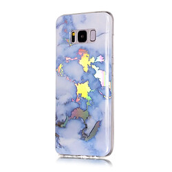 Avis Wewoo Coque or pour Samsung Galaxy S8 Bleu Motif de Marbre Doux Etui de Protection Arrière