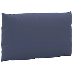 Acheter vidaXL Coussins de palette lot de 3 bleu marine tissu oxford