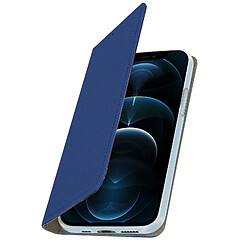 Avizar Étui Apple iPhone 12 / 12 Pro Housse Folio Porte-carte Fonction Support bleu