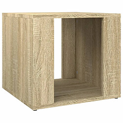 vidaXL Table de chevet Chêne sonoma 41x40x36 cm Bois d'ingénierie