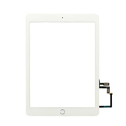 Wewoo Pièce détachée Écran tactile avec câble Home Key Flex pour iPad 5 9,7 pouces 2017 A1822 A1823 (Blanc)