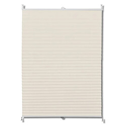 vidaXL Store plissé 40x125 cm Crème