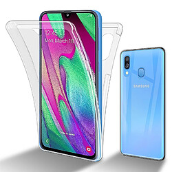 Cadorabo Coque Samsung Galaxy A40 Etui en Transparent