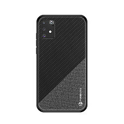 Coque en TPU + PU hybride noir pour votre Samsung Galaxy A91/S10 Lite