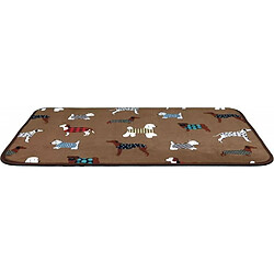 Acheter Trixie 37124 FunDogs Tapis de Bain Marron 90 × 68 cm