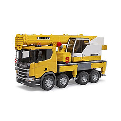 Acheter Bruder Scania Super 560R Liebherr camion-grue avec module son et lumière