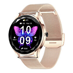 Yonis Montre Connectée Écran Couleur Bluetooth Or