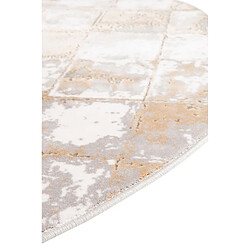 Hadorn Tapis 125x125 beige Davos Cube pas cher