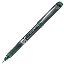 Biros à encre liquide Pilot Roller V-7 Grip 0,7 Vert 12 Unités