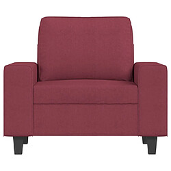 Avis Maison Chic Fauteuil Relax pour salon | Fauteuil Rouge bordeaux 60 cm Tissu -GKD58536