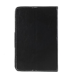 Etui en PU cheval fou universel noir pour votre tablettes 7 pouces