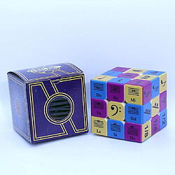 Universal 3x3x3 notes de musique motif magic cube Speed Puzzle Cube pour enfants Kit de cerveau Formation pour adultes