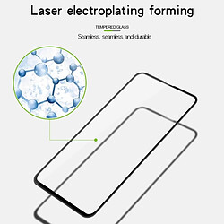 Wewoo Film de verre trempé incurvé 9H 3D pour Galaxy S10 E (Noir) pas cher