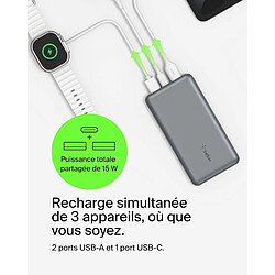 Avis SANAG Batterie Externe 10000Mah, Chargeur Externe, 1 Port Usb-C Et 2 Ports Usb-A, Jusqu'À 15 W, Câble Usb-A Vers Usb-C, Batterie Portable, Power Bank Pour Iphone, Galaxy, Pixel, Ipad- Gris Sidéral