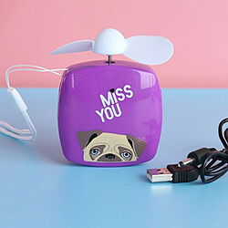 Avis Ventilateur de Refroidissement à Motif de Dessin Animé Mignon Refroidisseur Ventilateur de Charge USB Portable Climatisation pour Bureau à Domicile