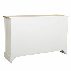 Buffet Alexandra House Living Blanc Bois de paulownia Bois MDF 40 x 80 x 124 cm pas cher