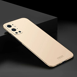 Mofi Coque en TPU Bouclier Slim Givré rigide or pour votre OnePlus 9 Pro