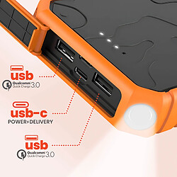 Xtorm Chargeur Externe 20000mAh 2x USB Quick Charge 2x USB C Power Delivery Orange pas cher