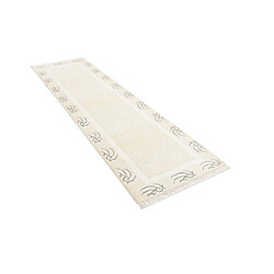 Vidal Tapis de couloir en laine 297x79 beige Darya