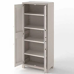 Keter Armoire de rangement avec étagères Gulliver 182 cm