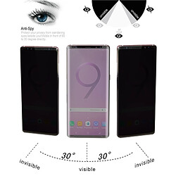 Acheter Wewoo Protection anti-reflets anti-éblouissants Film de verre trempé 3D Edge Edge 0.3mm pour Galaxy Note 9