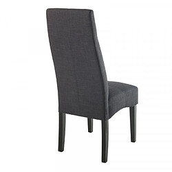 Avis Dansmamaison Duo de chaises en tissu Gris - LETI