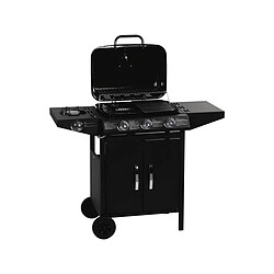 Acheter Habitat Et Jardin Barbecue gaz Festa 4 - 4 brûleurs dont 1 latéral - 10.5kW - Noir