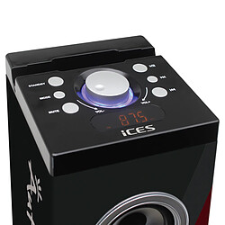 Avis Ices Deutschland - Tour de son Bluetooth® avec radio FM, lecteur USB et SD - Drapeau allemand IBT-6 Deutschland Noir-Rouge-Or