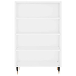 Avis vidaXL Buffet haut blanc 57x35x90 cm bois d'ingénierie